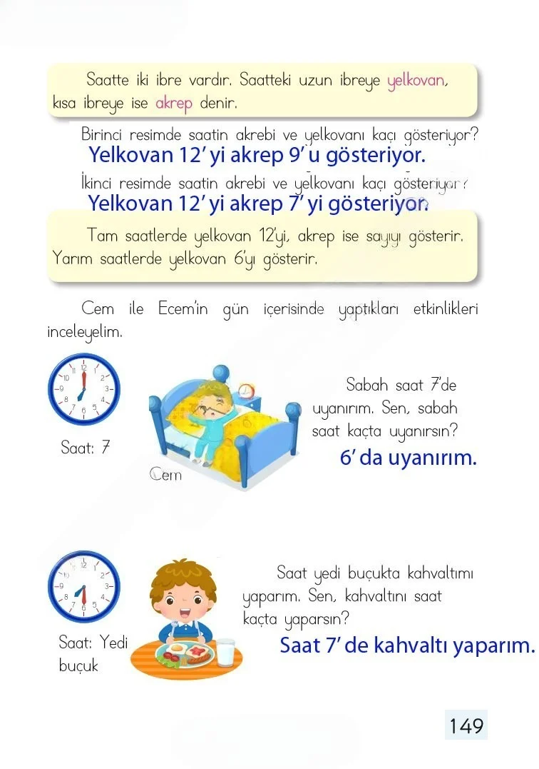 1. Sınıf Matematik Ders Kitabı Cevapları Dizin Yayıncılık Sayfa 149 Çözüm Görseli