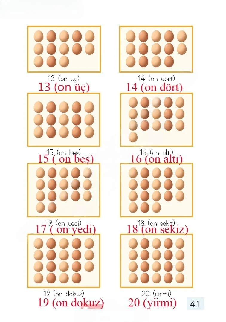 1. Sınıf Matematik Ders Kitabı Cevapları Dizin Yayıncılık Sayfa 41 Çözüm Görseli