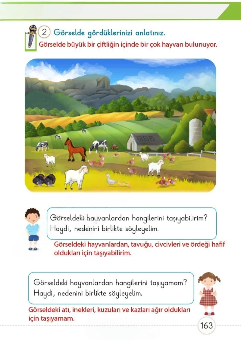 1. Sınıf Matematik Ders Kitabı Cevapları Meb Yayınları 1. Kitap Sayfa 163 Çözüm Görseli