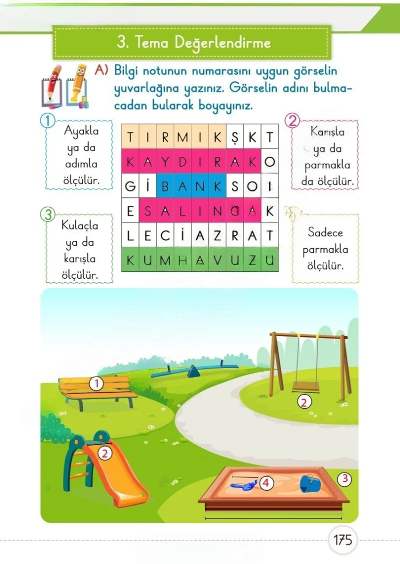 1. Sınıf Matematik Ders Kitabı Cevapları Meb Yayınları 1. Kitap Sayfa 175 Çözüm Görseli