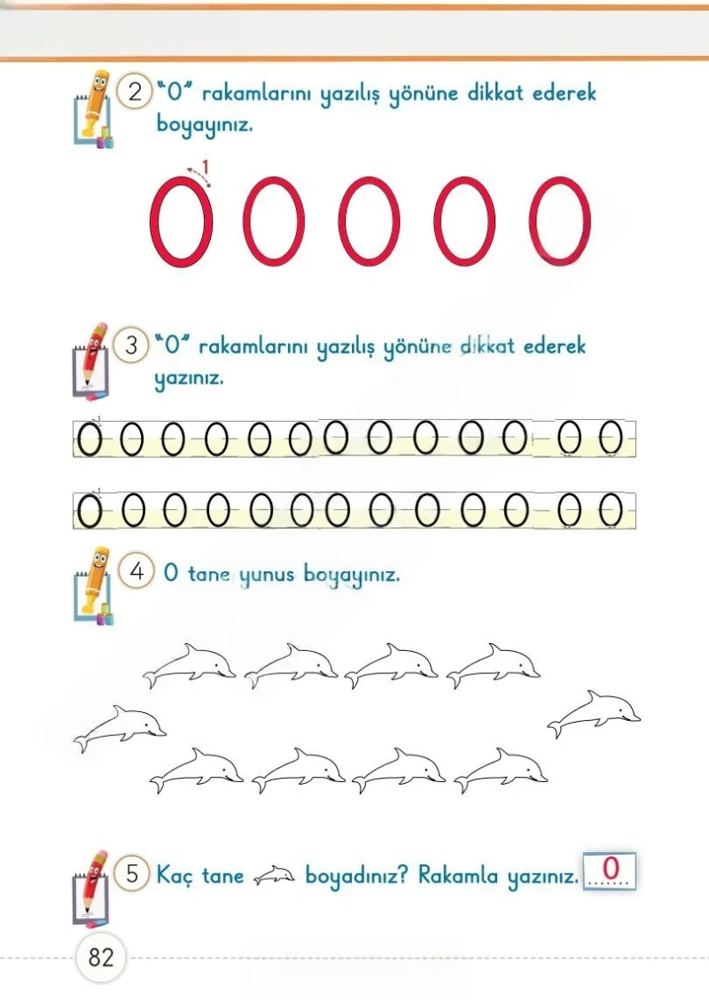 1. Sınıf Matematik Ders Kitabı Cevapları Meb Yayınları 1. Kitap Sayfa 82 Çözüm Görseli