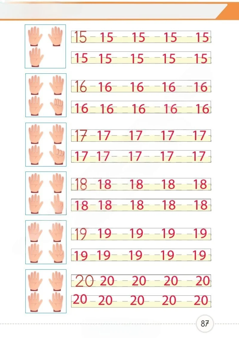 1. Sınıf Matematik Ders Kitabı Cevapları Meb Yayınları 1. Kitap Sayfa 87 Çözüm Görseli