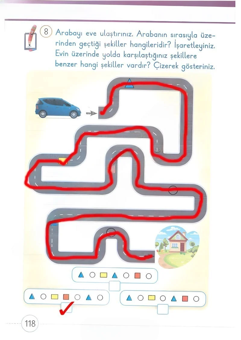 1. Sınıf Matematik Ders Kitabı Cevapları Meb Yayınları 2. Kitap Sayfa 118 Çözüm Görseli