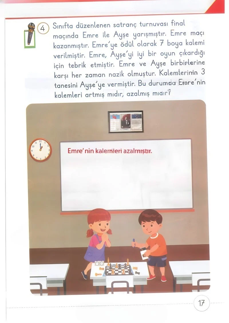 1. Sınıf Matematik Ders Kitabı Cevapları Meb Yayınları 2. Kitap Sayfa 17 Çözüm Görseli