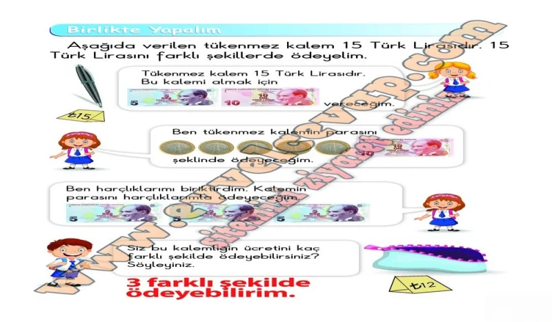 1. Sınıf Matematik Ders Kitabı Cevapları Meb Yayınları Sayfa 109 Çözüm Görseli