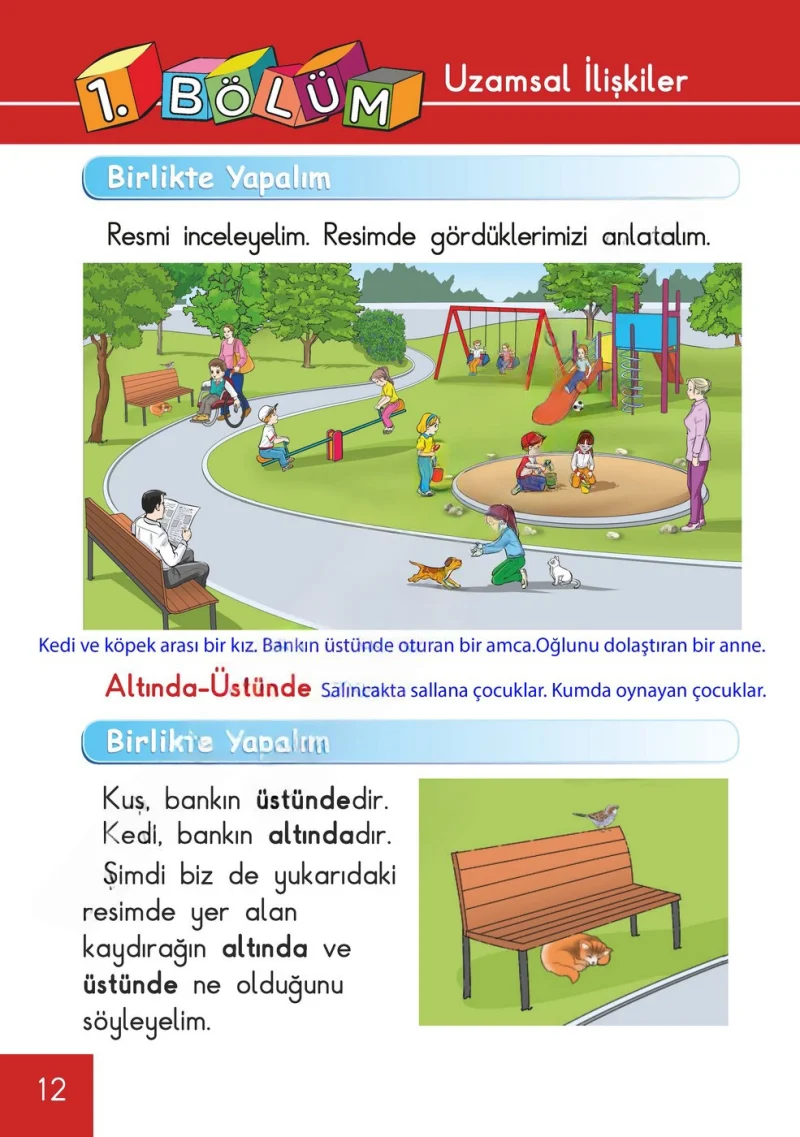 1. Sınıf Matematik Ders Kitabı Cevapları Meb Yayınları Sayfa 12 Çözüm Görseli