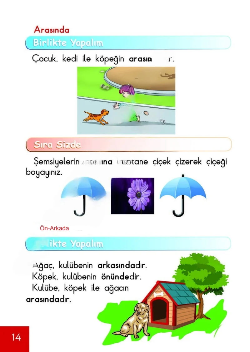 1. Sınıf Matematik Ders Kitabı Cevapları Meb Yayınları Sayfa 14 Çözüm Görseli