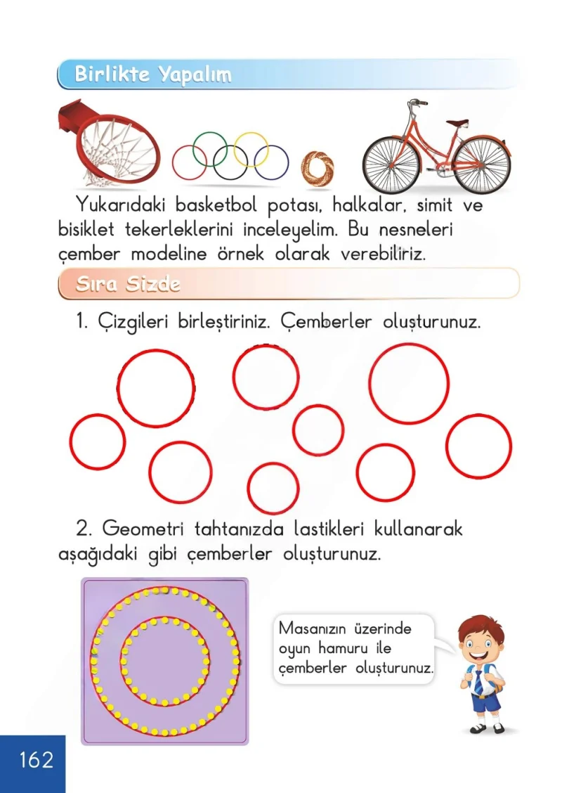 1. Sınıf Matematik Ders Kitabı Cevapları Meb Yayınları Sayfa 162 Çözüm Görseli