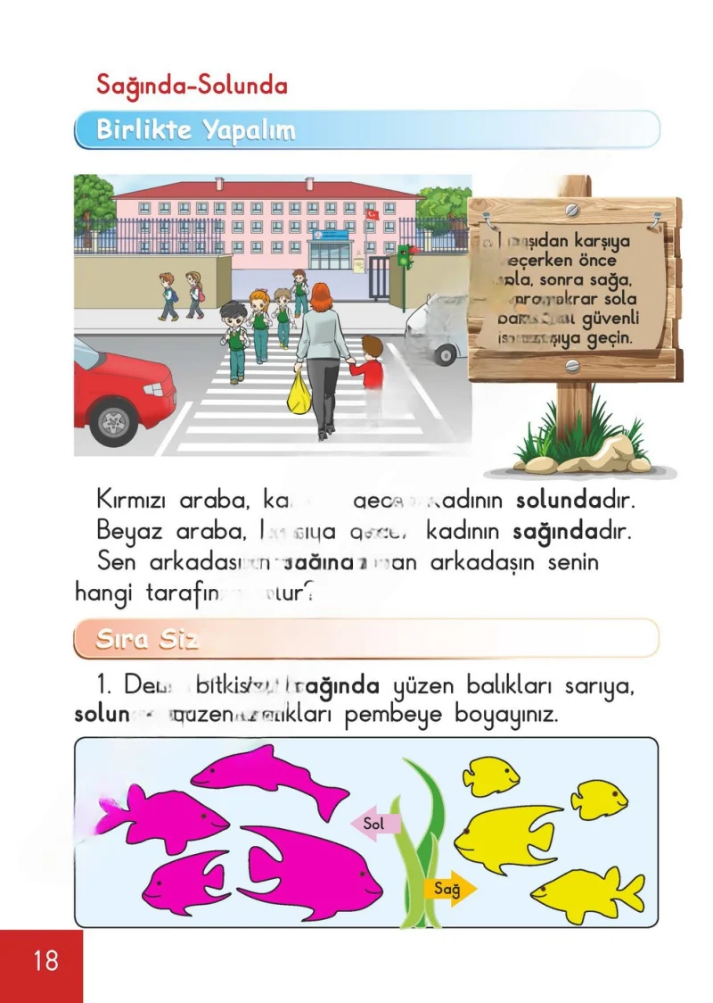 1. Sınıf Matematik Ders Kitabı Cevapları Meb Yayınları Sayfa 18 Çözüm Görseli
