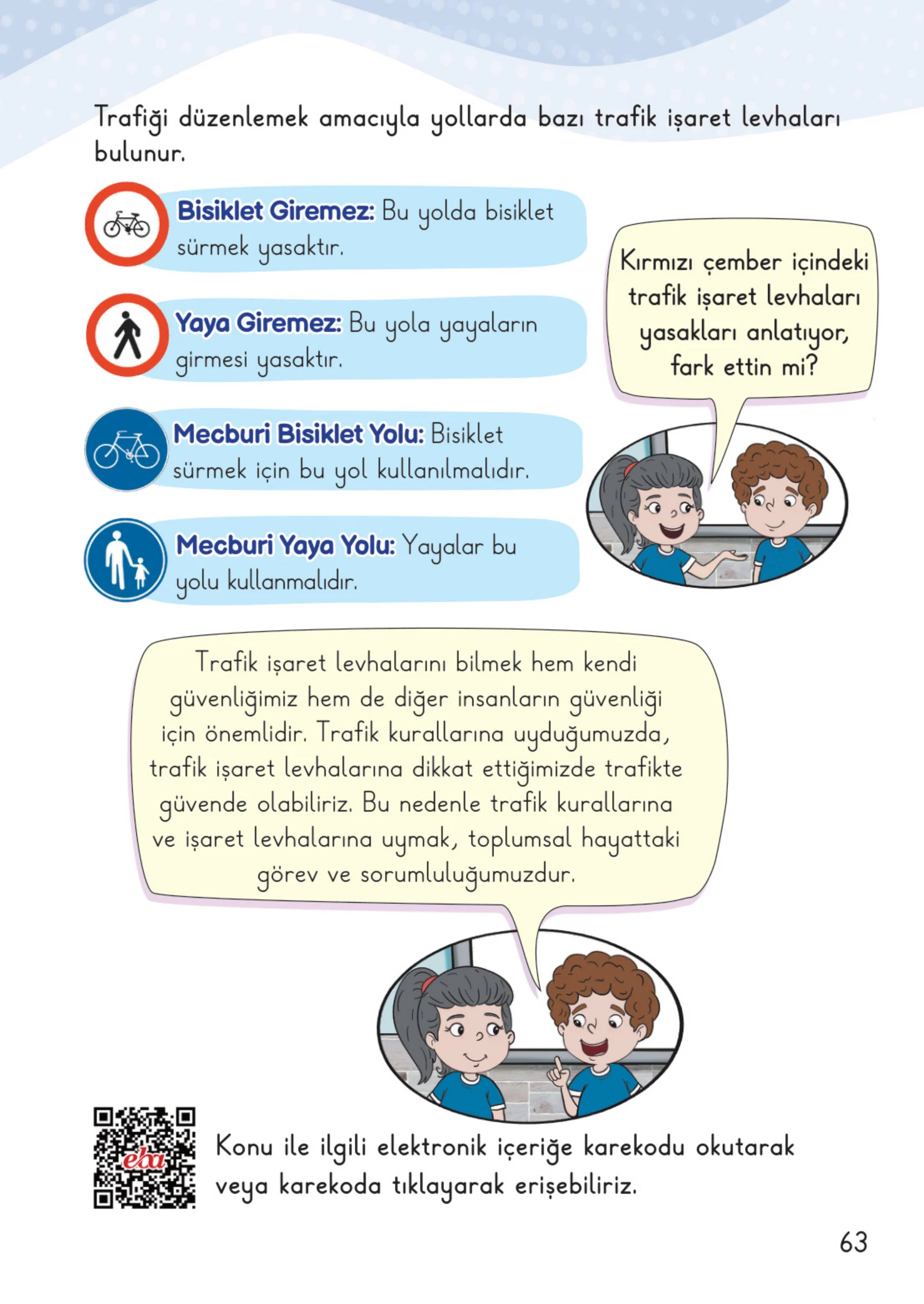 2. Sınıf Hayat Bilgisi Ders Kitabı Cevapları Meb Yayınları 1. Kitap Sayfa 63