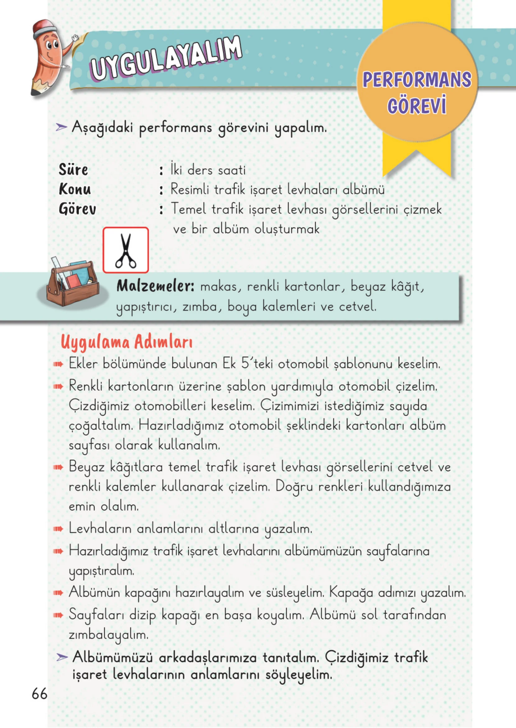 2. Sınıf Hayat Bilgisi Ders Kitabı Cevapları Meb Yayınları 1. Kitap Sayfa 66