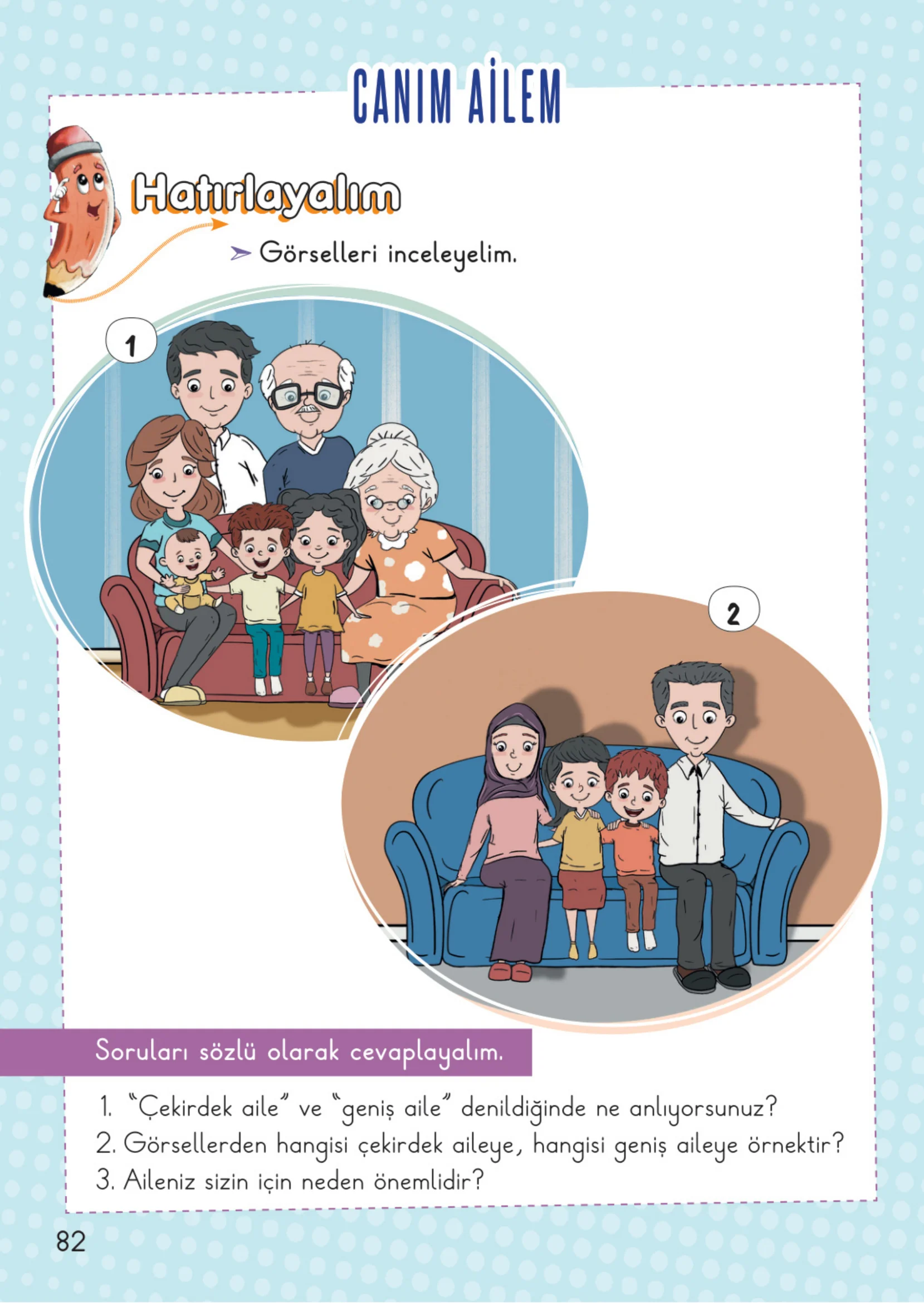 2. Sınıf Hayat Bilgisi Ders Kitabı Cevapları Meb Yayınları 1. Kitap Sayfa 82