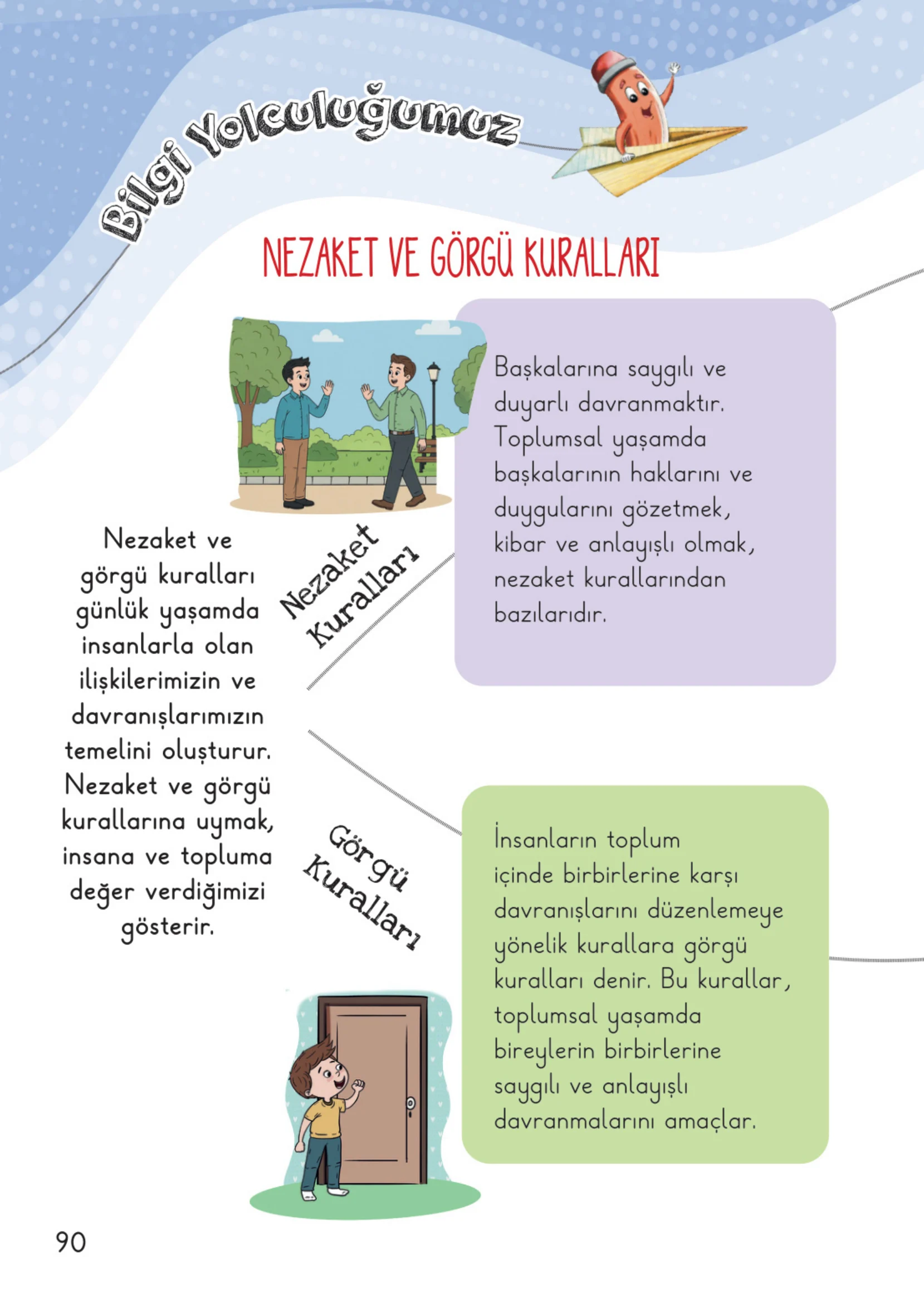 2. Sınıf Hayat Bilgisi Ders Kitabı Cevapları Meb Yayınları 1. Kitap Sayfa 90