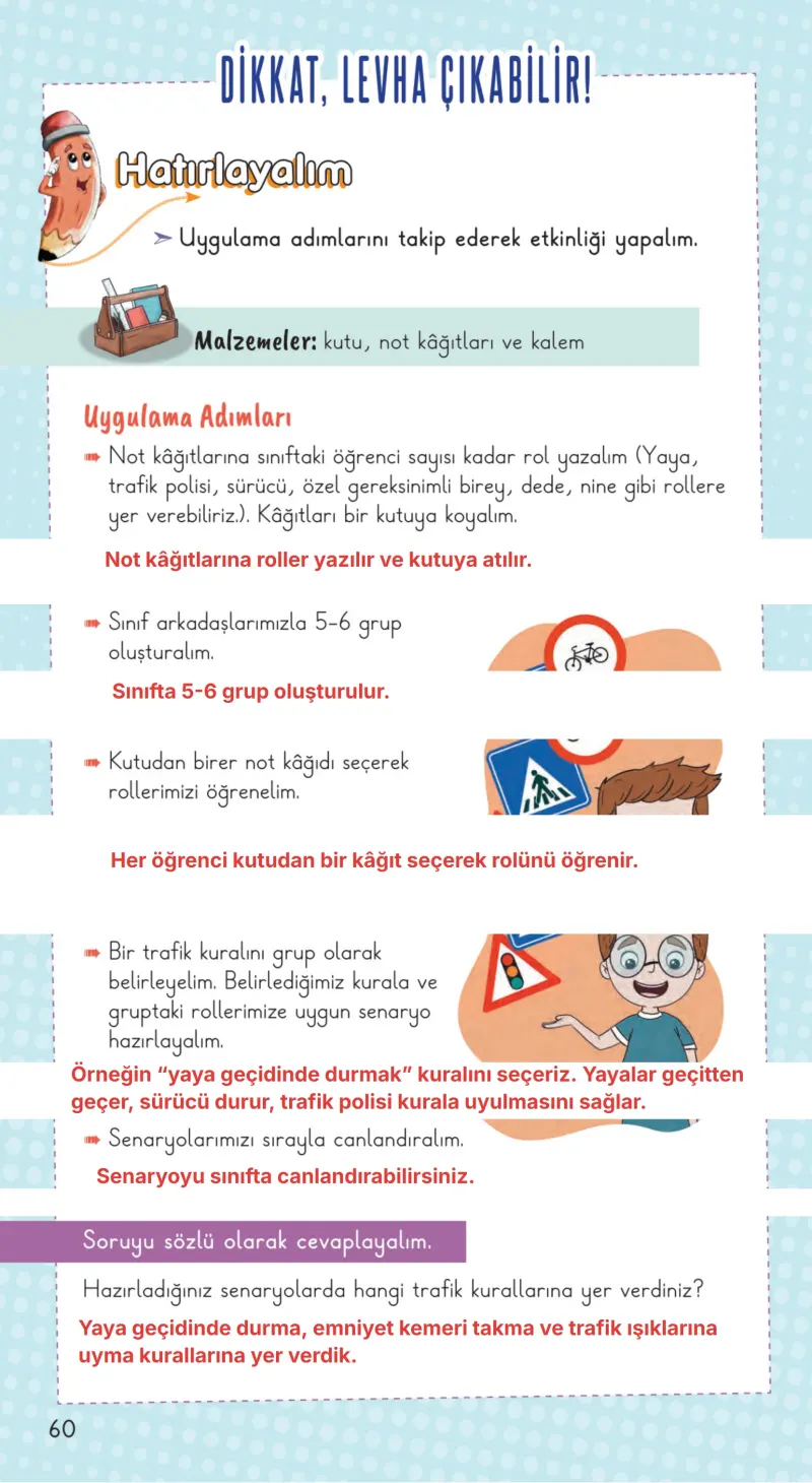 2. Sınıf Hayat Bilgisi Ders Kitabı Cevapları Meb Yayınları 1. Kitap Sayfa 60 Çözüm Görseli