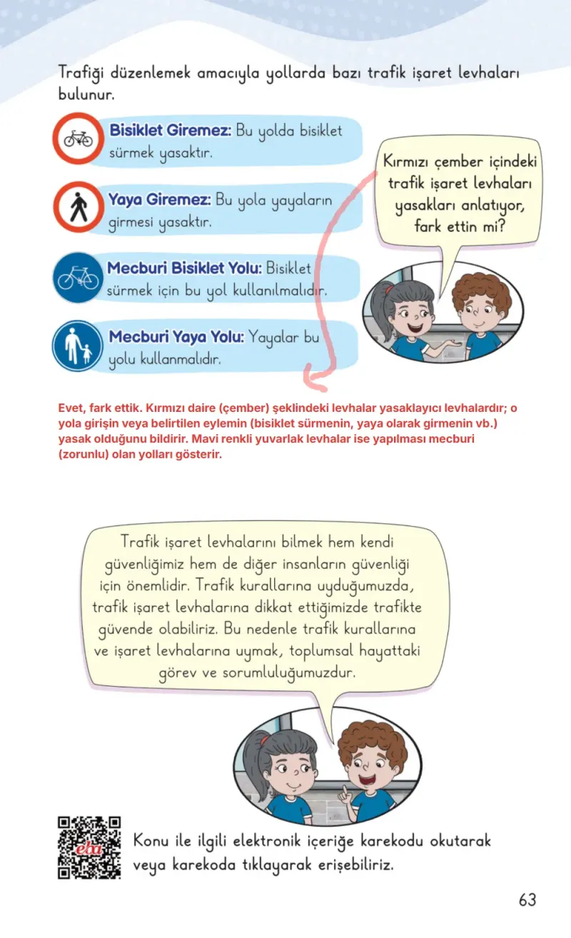 2. Sınıf Hayat Bilgisi Ders Kitabı Cevapları Meb Yayınları 1. Kitap Sayfa 63 Çözüm Görseli