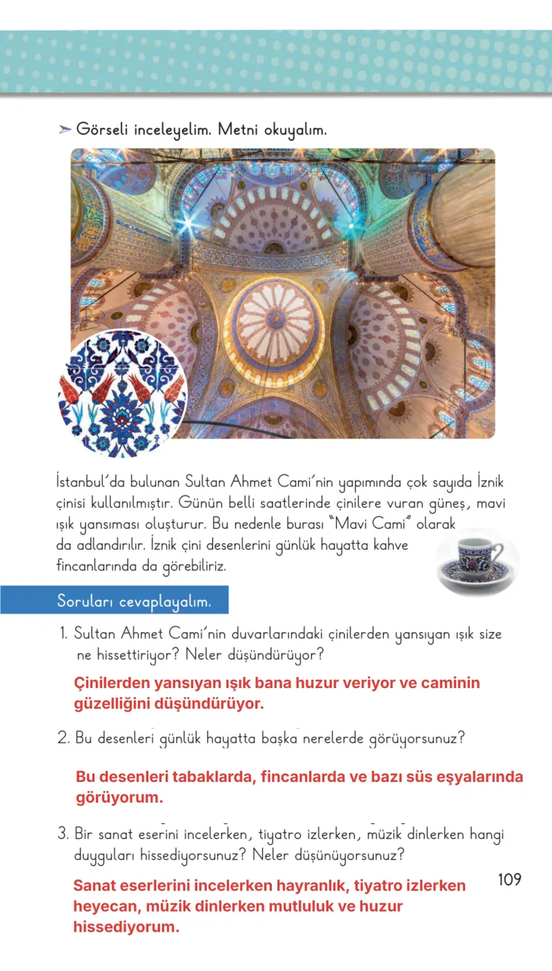 2. Sınıf Hayat Bilgisi Ders Kitabı Cevapları Meb Yayınları 2. Kitap Sayfa 109 Çözüm Görseli