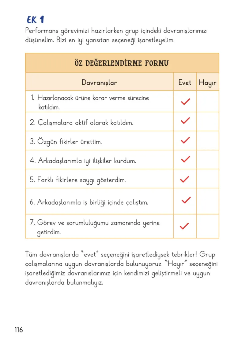 2. Sınıf Hayat Bilgisi Ders Kitabı Cevapları Meb Yayınları 2. Kitap Sayfa 116 Çözüm Görseli