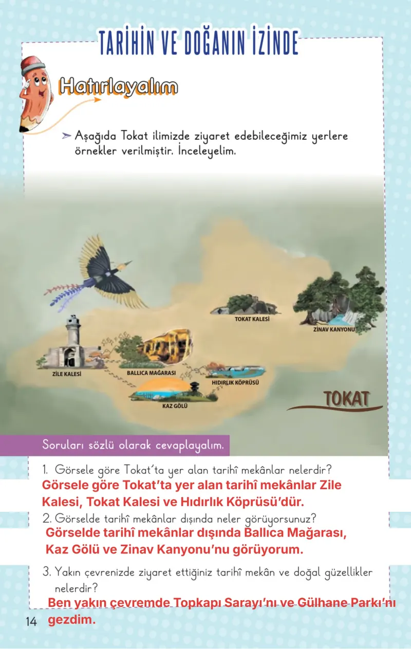 2. Sınıf Hayat Bilgisi Ders Kitabı Cevapları Meb Yayınları 2. Kitap Sayfa 14 Çözüm Görseli