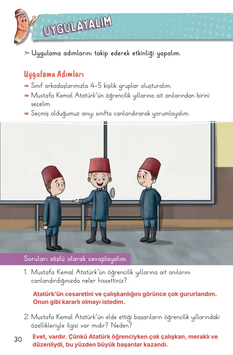 2. Sınıf Hayat Bilgisi Ders Kitabı Cevapları Meb Yayınları 2. Kitap Sayfa 30 Çözüm Görseli