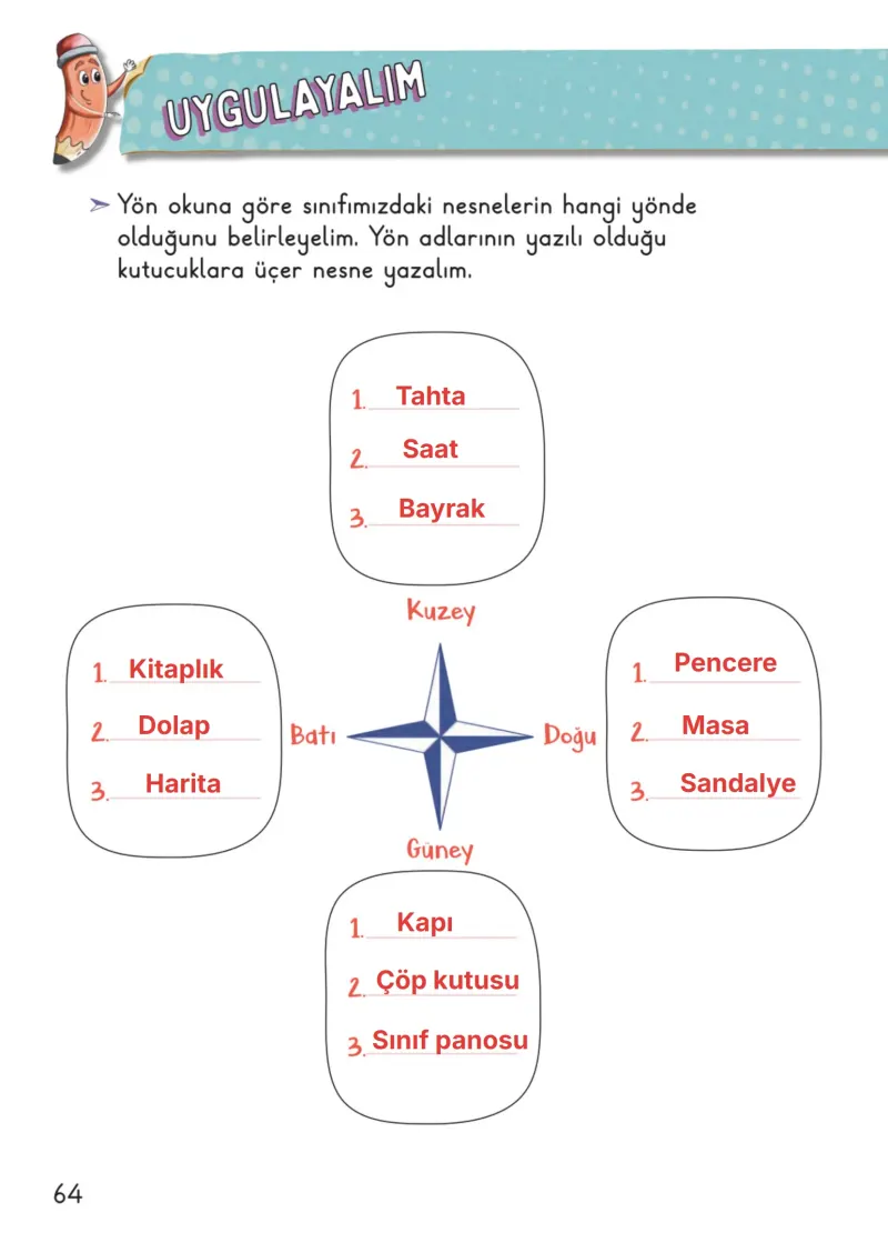 2. Sınıf Hayat Bilgisi Ders Kitabı Cevapları Meb Yayınları 2. Kitap Sayfa 64 Çözüm Görseli