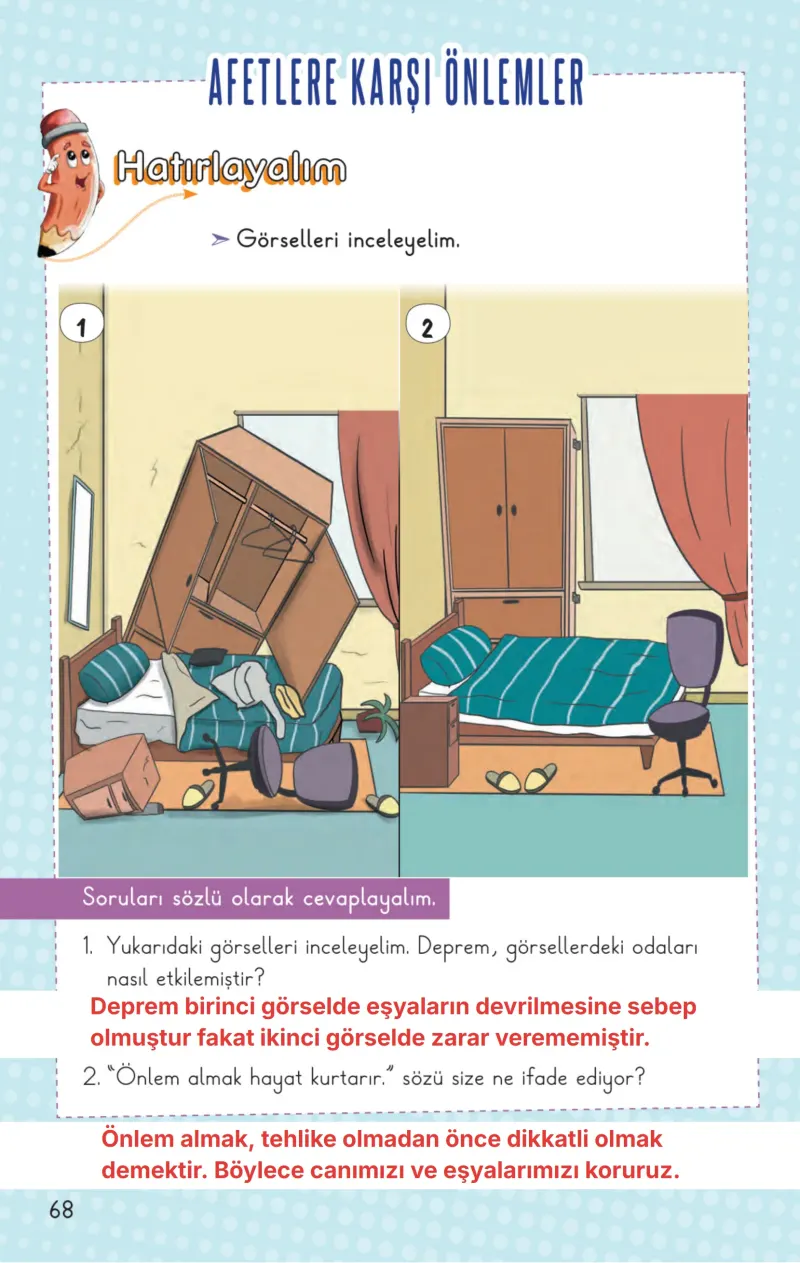 2. Sınıf Hayat Bilgisi Ders Kitabı Cevapları Meb Yayınları 2. Kitap Sayfa 68 Çözüm Görseli