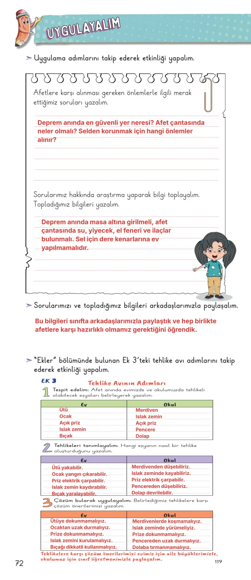 2. Sınıf Hayat Bilgisi Ders Kitabı Cevapları Meb Yayınları 2. Kitap Sayfa 72 Çözüm Görseli