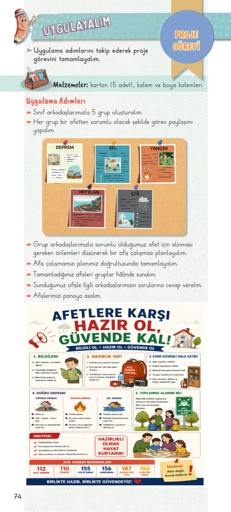 2. Sınıf Hayat Bilgisi Ders Kitabı Cevapları Meb Yayınları 2. Kitap Sayfa 74 Çözüm Görseli
