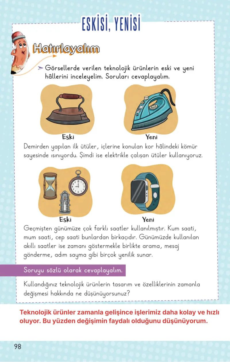2. Sınıf Hayat Bilgisi Ders Kitabı Cevapları Meb Yayınları 2. Kitap Sayfa 98 Çözüm Görseli