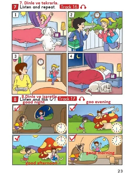 2. Sınıf İngilizce Ders Kitabı Cevapları Bilim ve Kültür Yayınları Sayfa 23 Çözüm Görseli