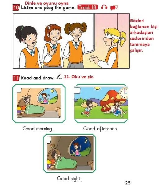2. Sınıf İngilizce Ders Kitabı Cevapları Bilim ve Kültür Yayınları Sayfa 25 Çözüm Görseli