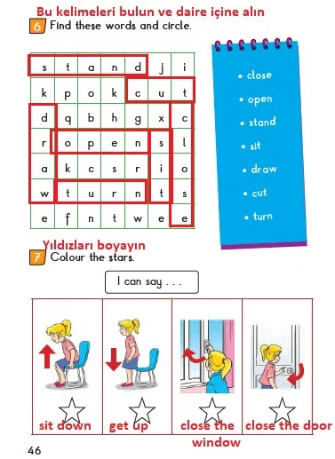 2. Sınıf İngilizce Ders Kitabı Cevapları Bilim ve Kültür Yayınları Sayfa 46 Çözüm Görseli