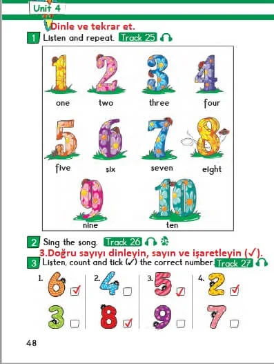 2. Sınıf İngilizce Ders Kitabı Cevapları Bilim ve Kültür Yayınları Sayfa 48 Çözüm Görseli