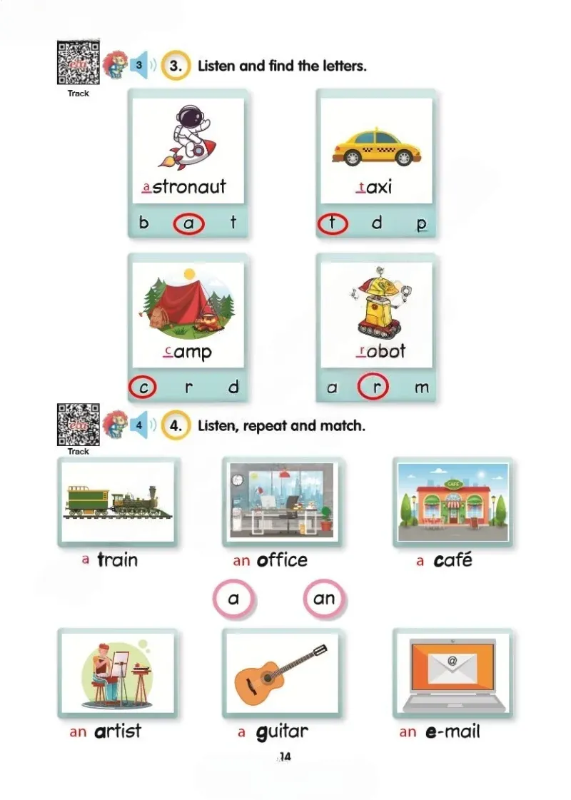 2. Sınıf İngilizce Ders Kitabı Cevapları Hecce Yayınları Sayfa 14 Çözüm Görseli