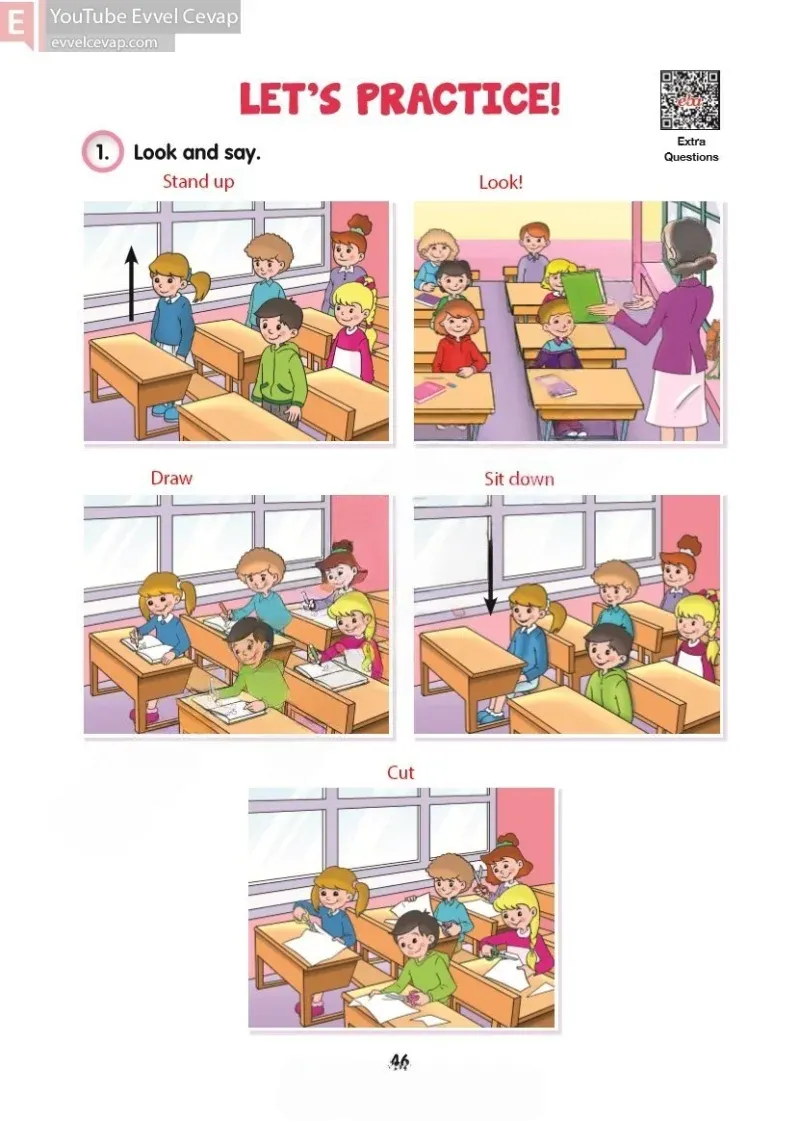2. Sınıf İngilizce Ders Kitabı Cevapları Hecce Yayınları Sayfa 46 Çözüm Görseli