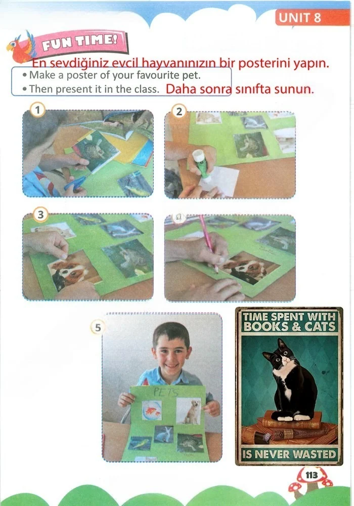 2. Sınıf İngilizce Ders Kitabı Cevapları Sözcü Yayıncılık Sayfa 113 Çözüm Görseli