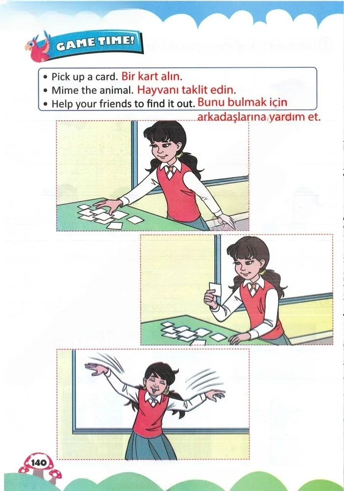 2. Sınıf İngilizce Ders Kitabı Cevapları Sözcü Yayıncılık Sayfa 140 Çözüm Görseli