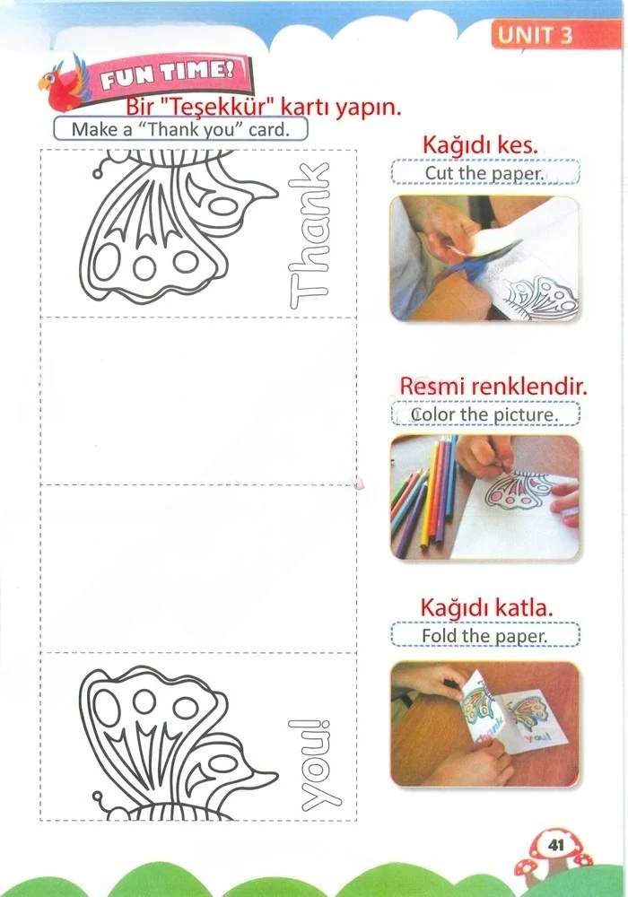 2. Sınıf İngilizce Ders Kitabı Cevapları Sözcü Yayıncılık Sayfa 41 Çözüm Görseli