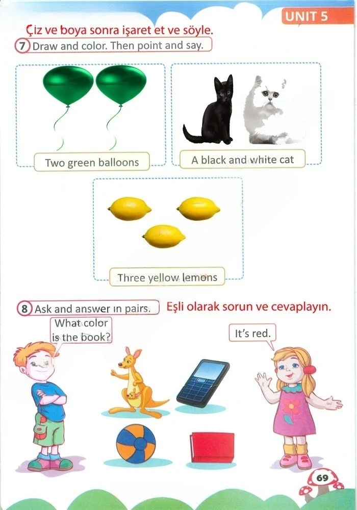 2. Sınıf İngilizce Ders Kitabı Cevapları Sözcü Yayıncılık Sayfa 69 Çözüm Görseli