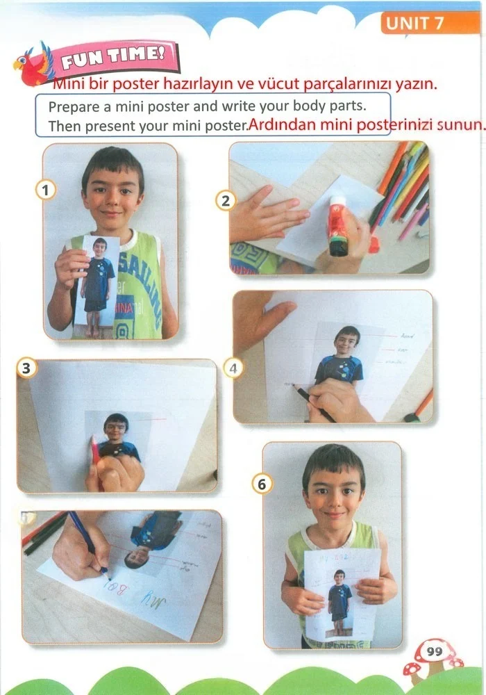 2. Sınıf İngilizce Ders Kitabı Cevapları Sözcü Yayıncılık Sayfa 99 Çözüm Görseli