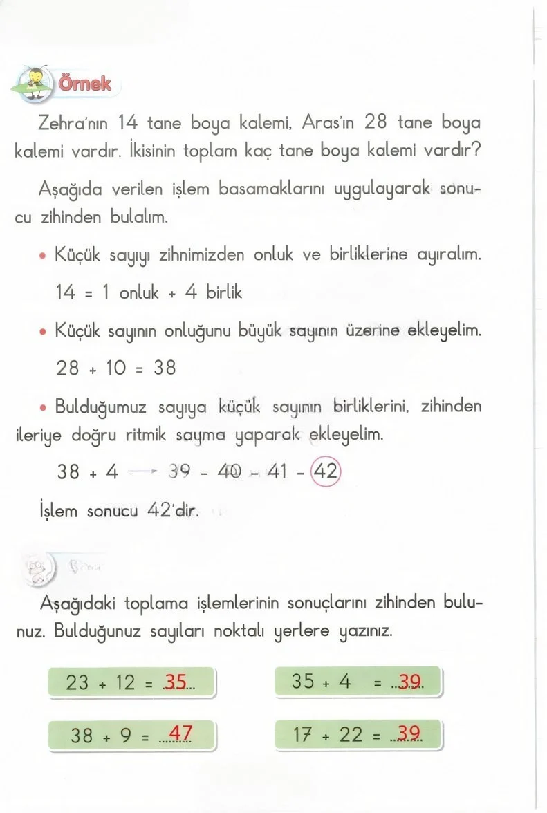 2. Sınıf Matematik Ders Kitabı Cevapları Anka Yayınları Sayfa 109 Çözüm Görseli