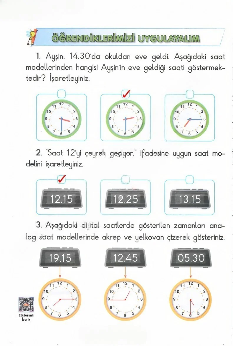 2. Sınıf Matematik Ders Kitabı Cevapları Anka Yayınları Sayfa 232 Çözüm Görseli