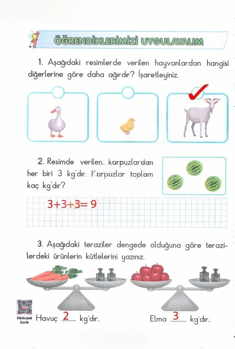 2. Sınıf Matematik Ders Kitabı Cevapları Anka Yayınları Sayfa 298 Çözüm Görseli
