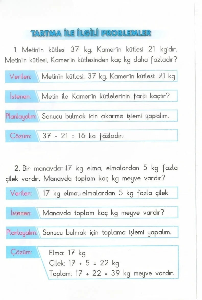 2. Sınıf Matematik Ders Kitabı Cevapları Anka Yayınları Sayfa 299 Çözüm Görseli