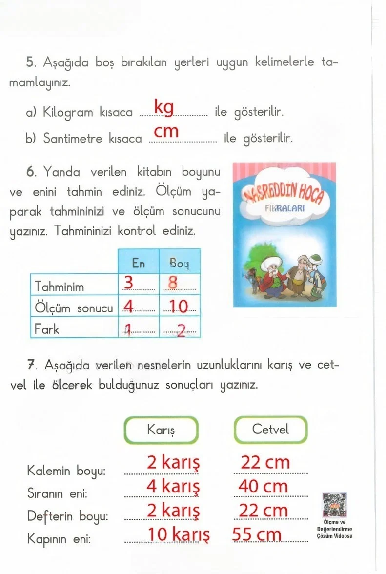 2. Sınıf Matematik Ders Kitabı Cevapları Anka Yayınları Sayfa 305 Çözüm Görseli