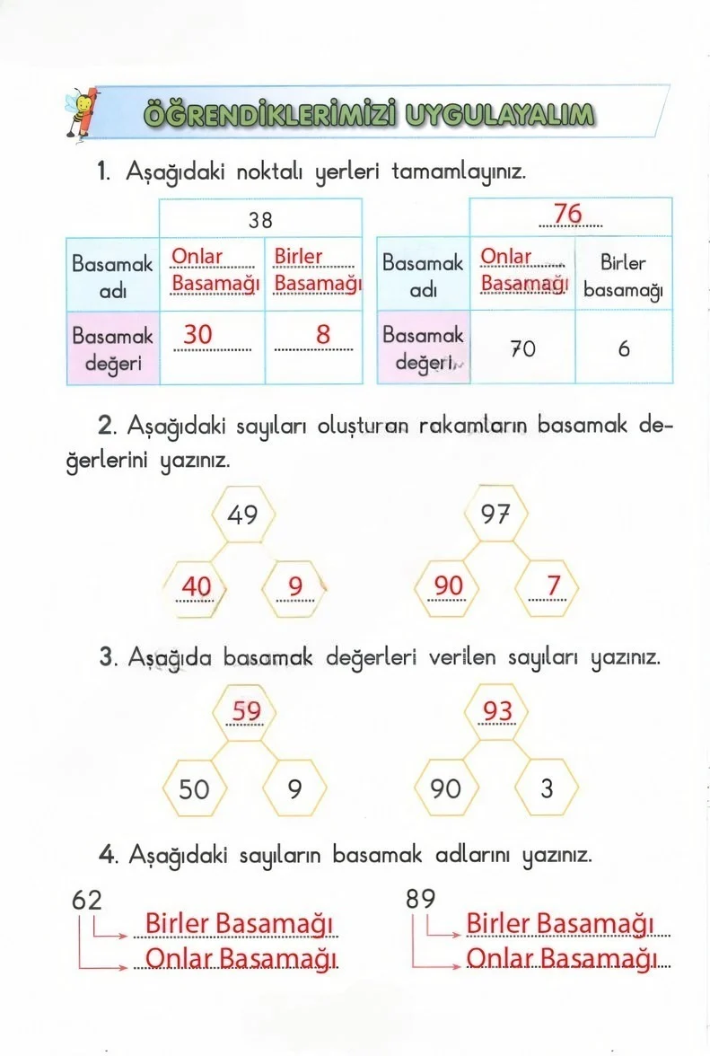2. Sınıf Matematik Ders Kitabı Cevapları Anka Yayınları Sayfa 38 Çözüm Görseli