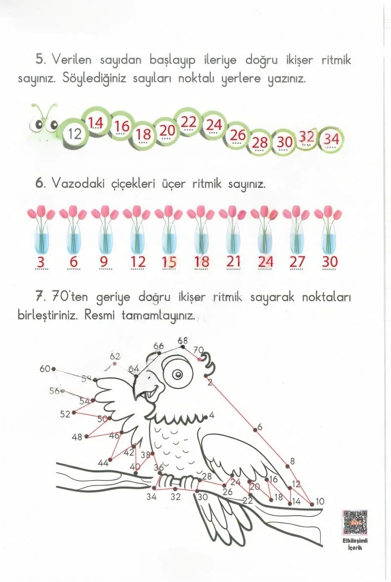2. Sınıf Matematik Ders Kitabı Cevapları Anka Yayınları Sayfa 51 Çözüm Görseli