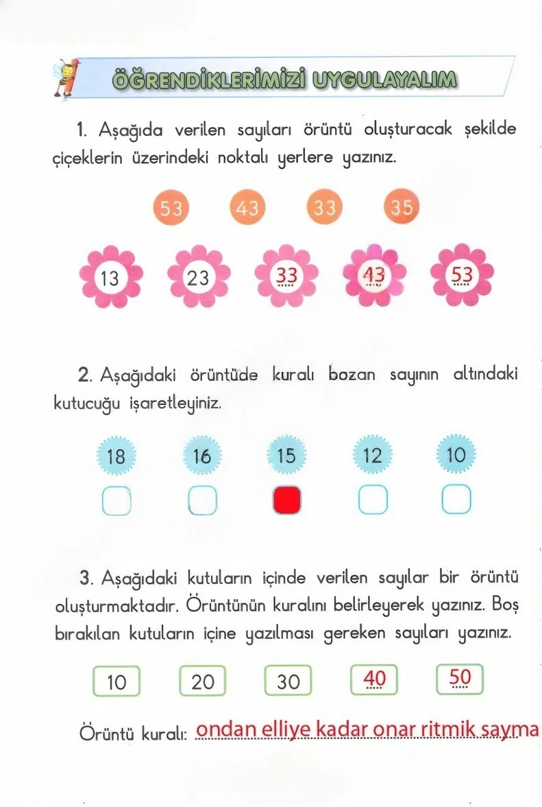 2. Sınıf Matematik Ders Kitabı Cevapları Anka Yayınları Sayfa 56 Çözüm Görseli