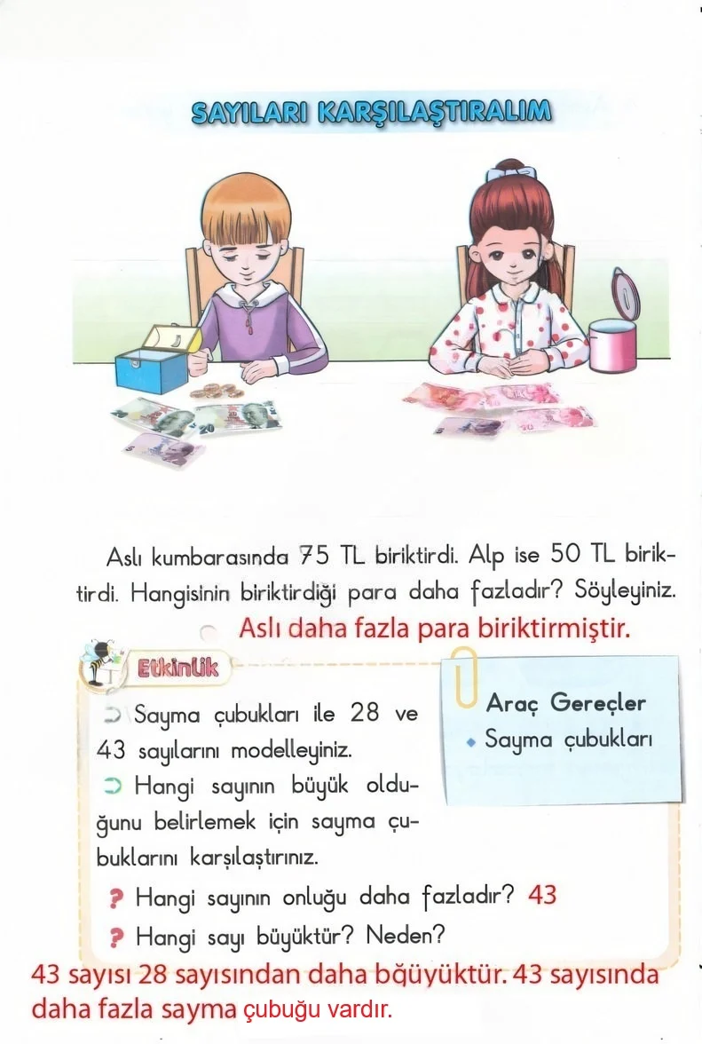 2. Sınıf Matematik Ders Kitabı Cevapları Anka Yayınları Sayfa 58 Çözüm Görseli