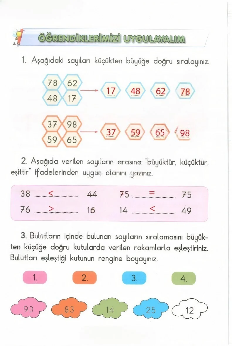 2. Sınıf Matematik Ders Kitabı Cevapları Anka Yayınları Sayfa 61 Çözüm Görseli