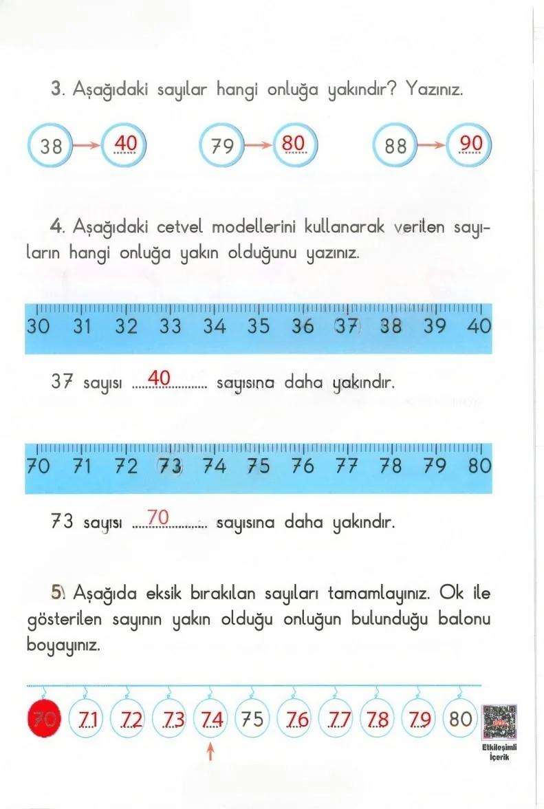 2. Sınıf Matematik Ders Kitabı Cevapları Anka Yayınları Sayfa 69 Çözüm Görseli